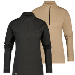 Poederbaas Arctic Pull de Ski Femme - Sable/Noir - Lot de 2