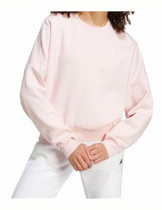 Sweatshirts et pull-overs en polaire pour femme Adidas Sl Fleece Rose.
