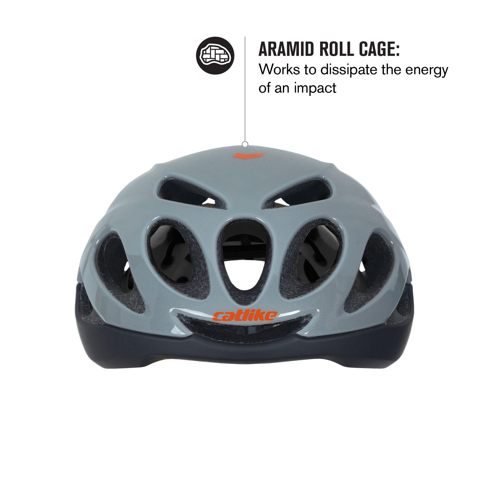 Casque de Vélo de Route Vento MIPS Gris/Noir 5/7