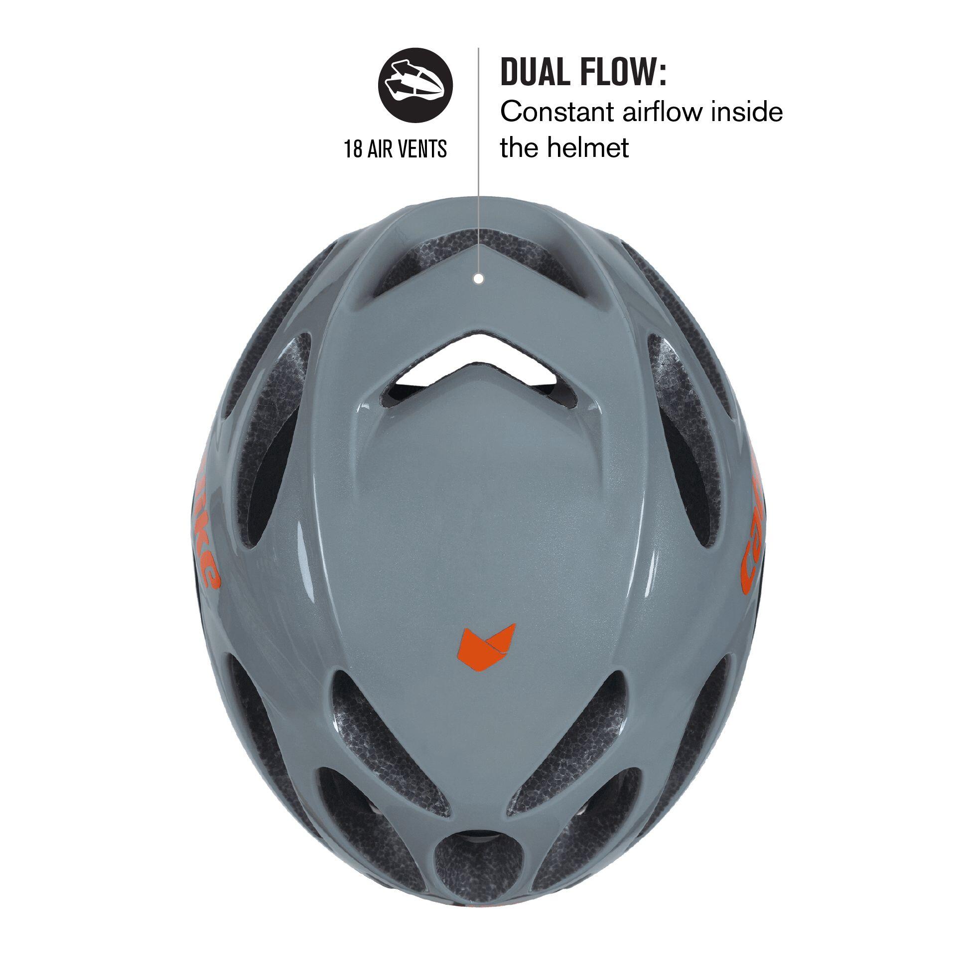 Casque de Vélo de Route Vento MIPS Gris/Noir 4/7