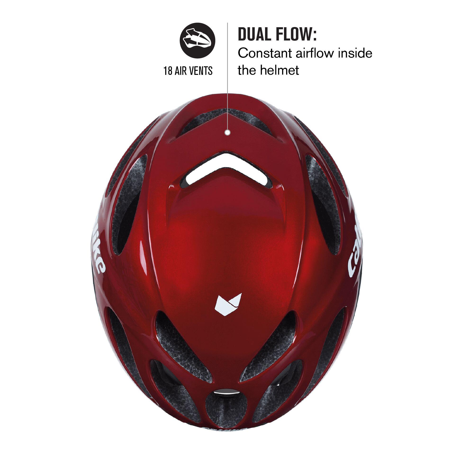 Casque de Vélo de Route Vento MIPS Rouge/Noir 4/7