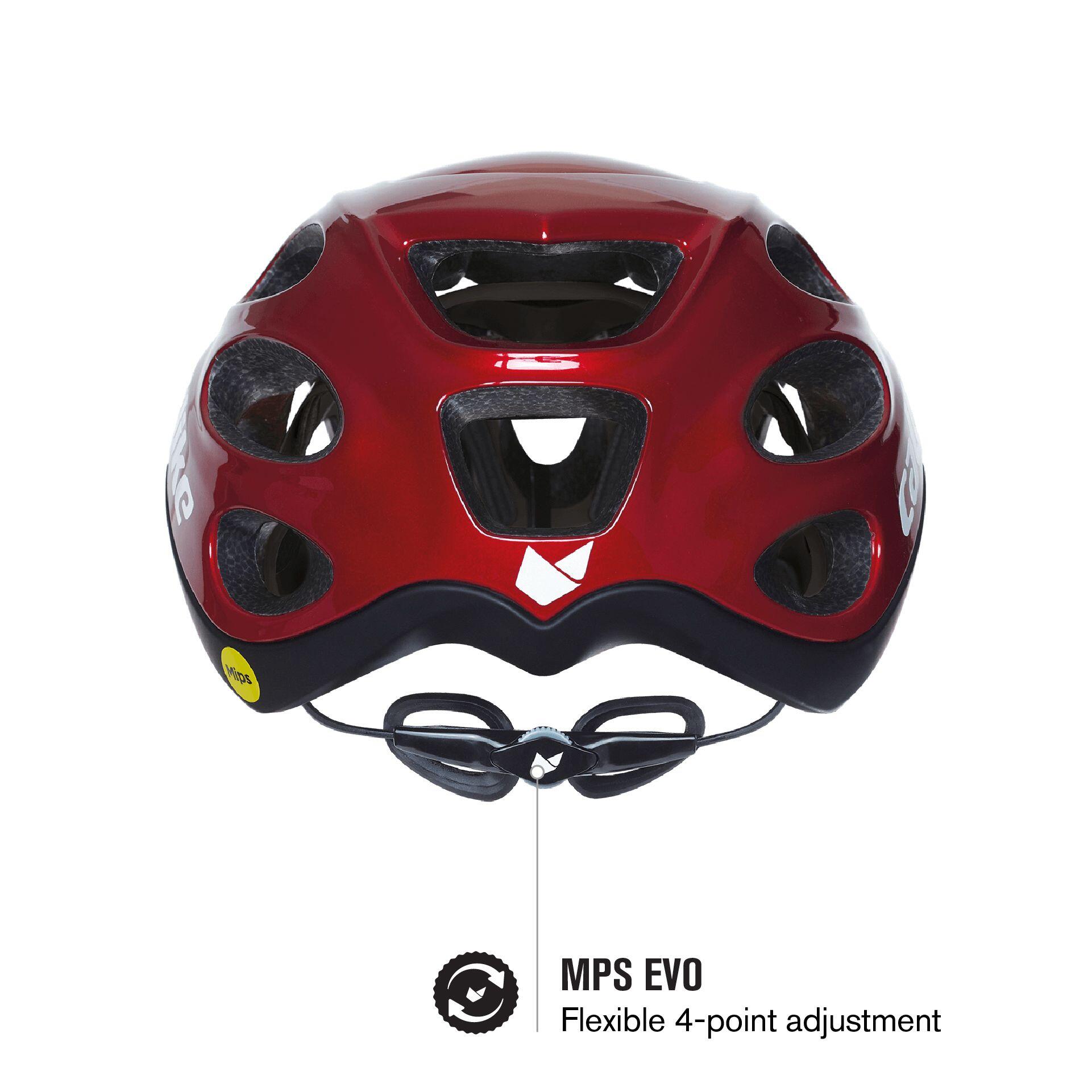 Casque de Vélo de Route Vento MIPS Rouge/Noir 6/7
