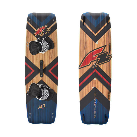 F2 Komplettes Marken Kiteboard Air Wood 137 cm Blau 2024/25
