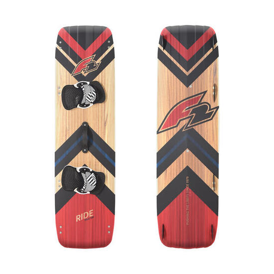F2 Kiteboard Ride Classic Lightwind Wood 148 cm Rot 2024/25