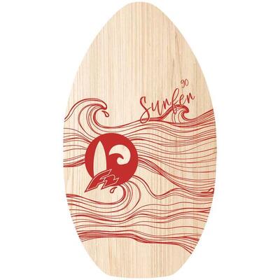 F2 Skimboard Skim Board Wood Surfer 90cm Rot 2024/25