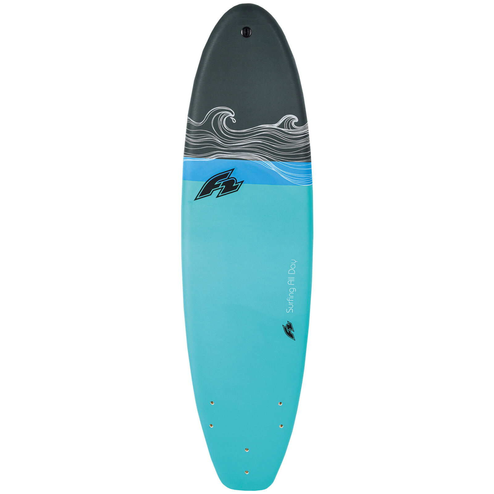 F2 F2   Wellenreiter Softboard Epoxy  6,6 Türkis 2024/25