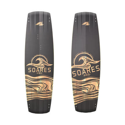 F2 Kiteboard Manoel Soares Promodel Wood Board 140 cm Schwarz 2024/25