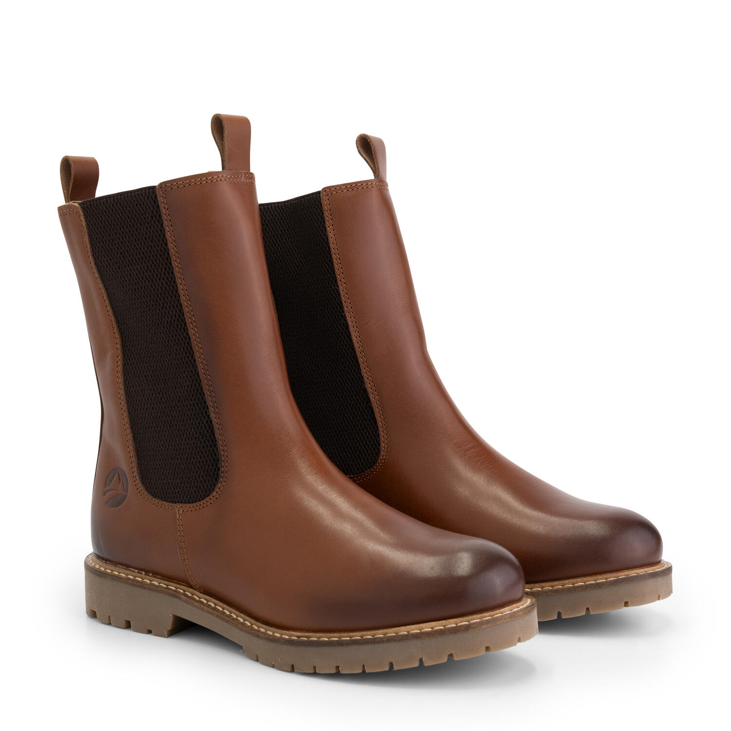 Travelin' - Bottes Chelsea En Cuir - Doublure 100% Laine - Femmes - Forsand - Bottes - Marron - 40 - Decathlon