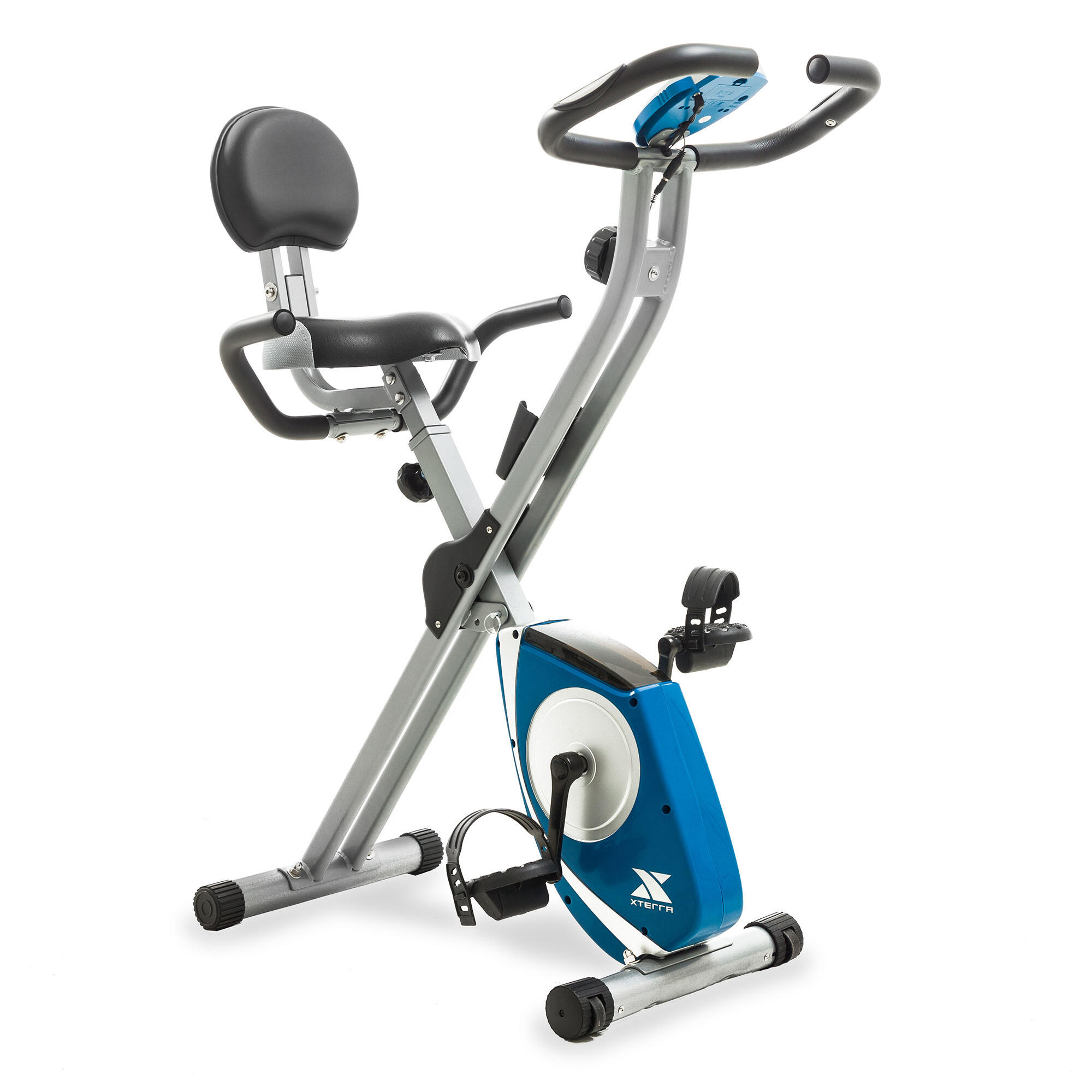 Heimtrainer FB350 - Rückenlehne & klappbar, 8 Widerstände mit Computer und Puls 3/6