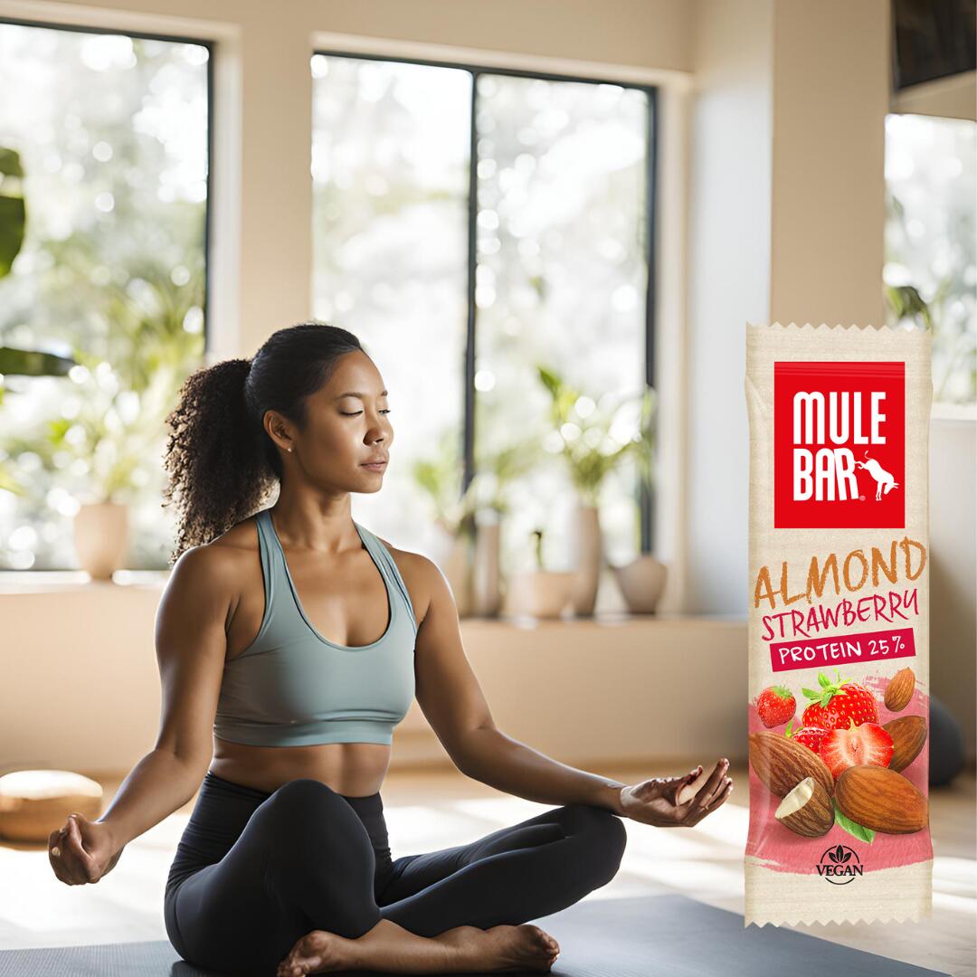 15 barres protéinées aux céréales - vegan - 40g - Amande - Fraise 2/6