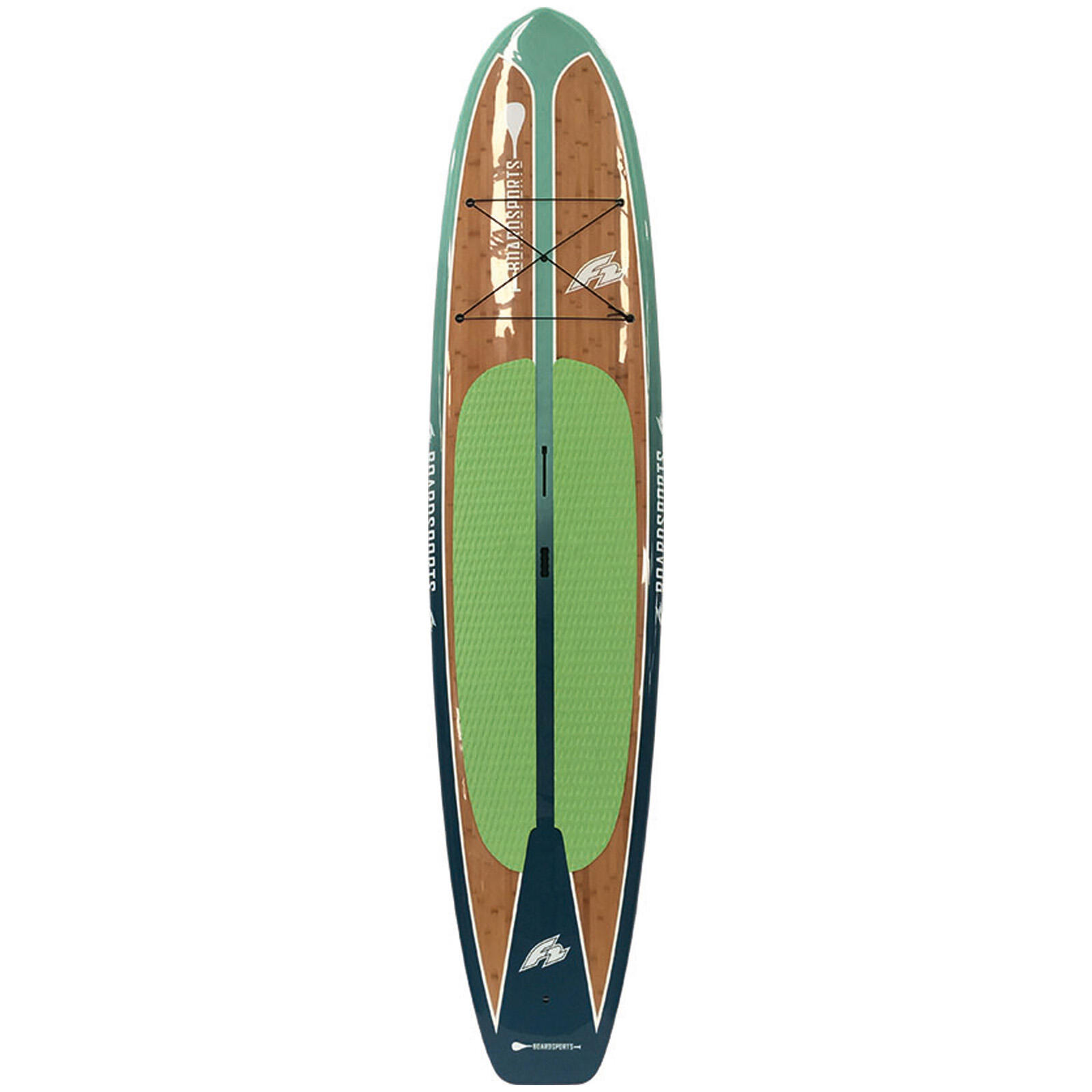 F2 F2   Hard SUP Ride Pro Bamboo   11,4 Türkis 2024/25