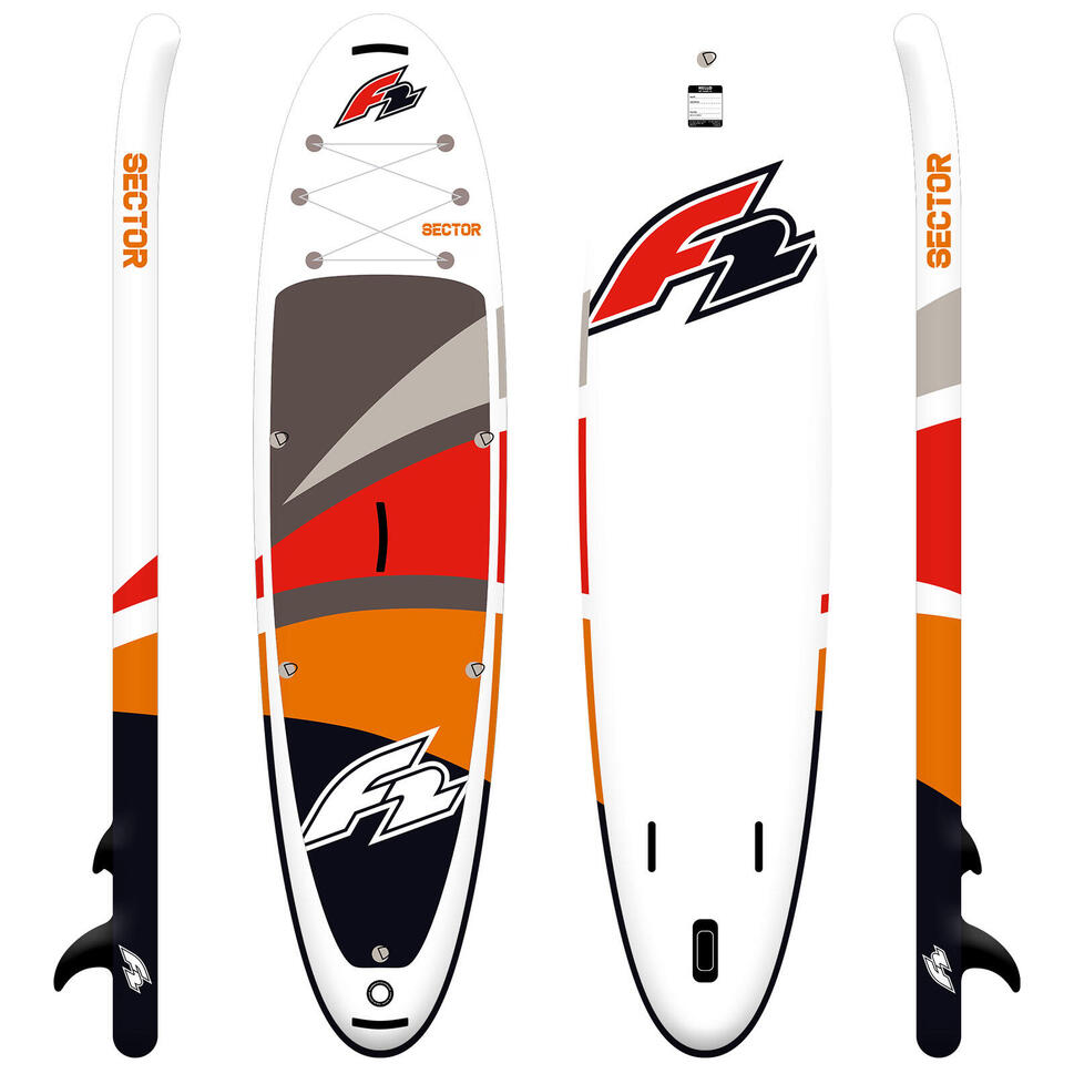 Deska pompowana SUP F2 Sector 10'5 Red uniwersalna i wszechstronna