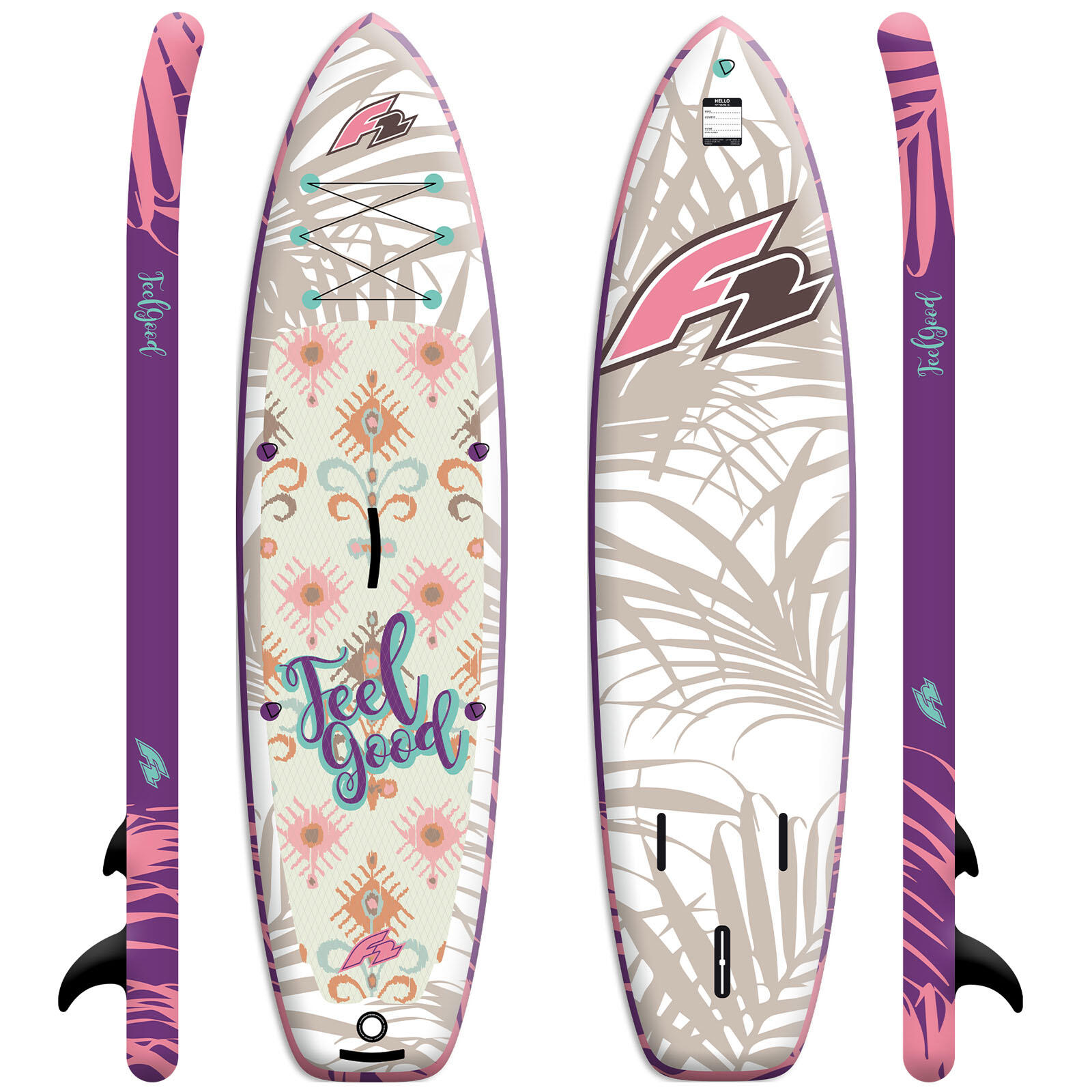 F2 Damen SUP Stand Up Paddle Board Feelgood  11'2''  Multicolor 2/6