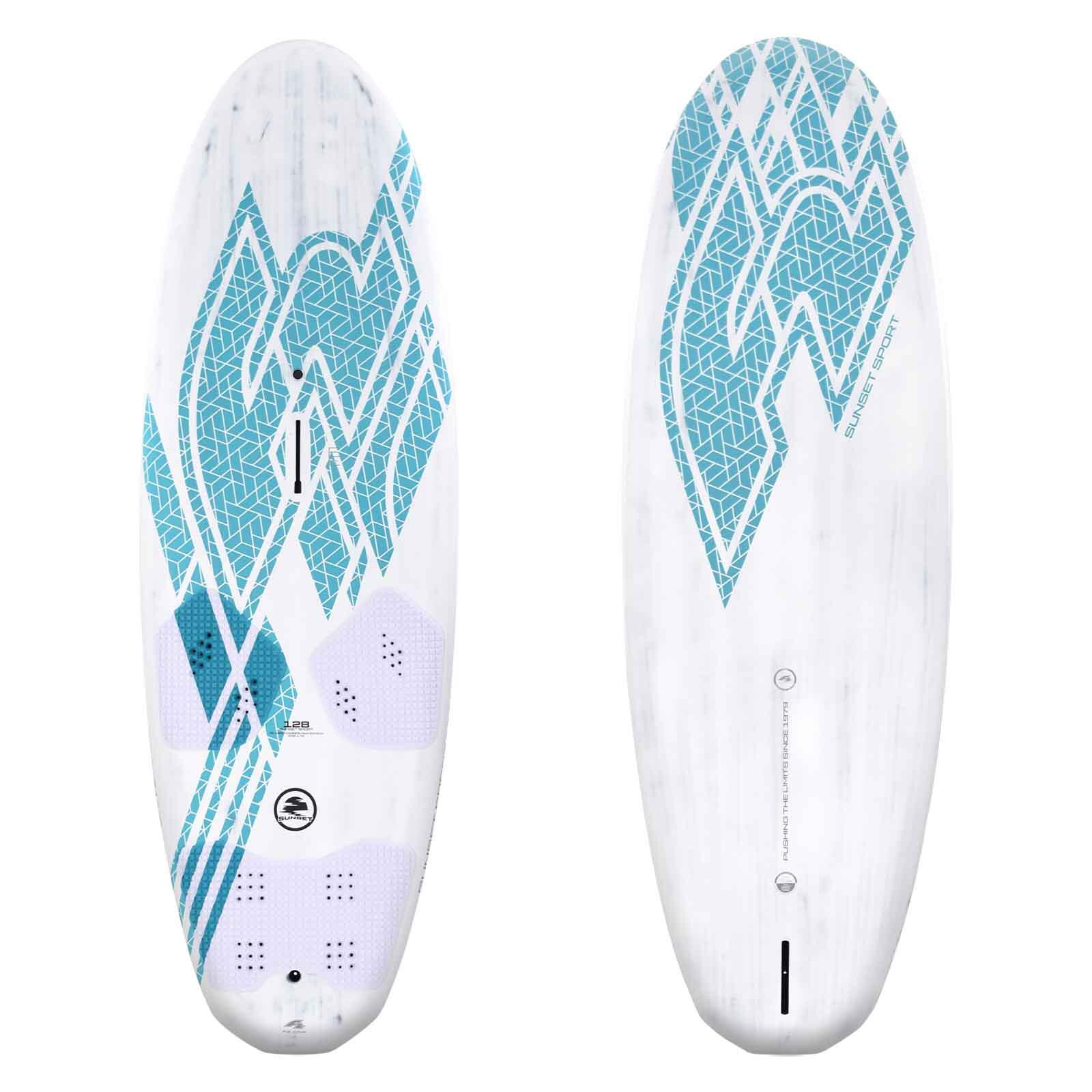 F2  Windsurfboard Sunset Sport 136 l Weiss/Blau 1/2