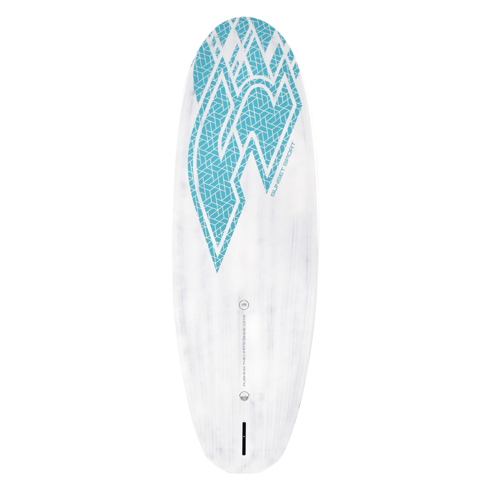 F2  Windsurfboard Sunset Sport 136 l Weiss/Blau 2/2