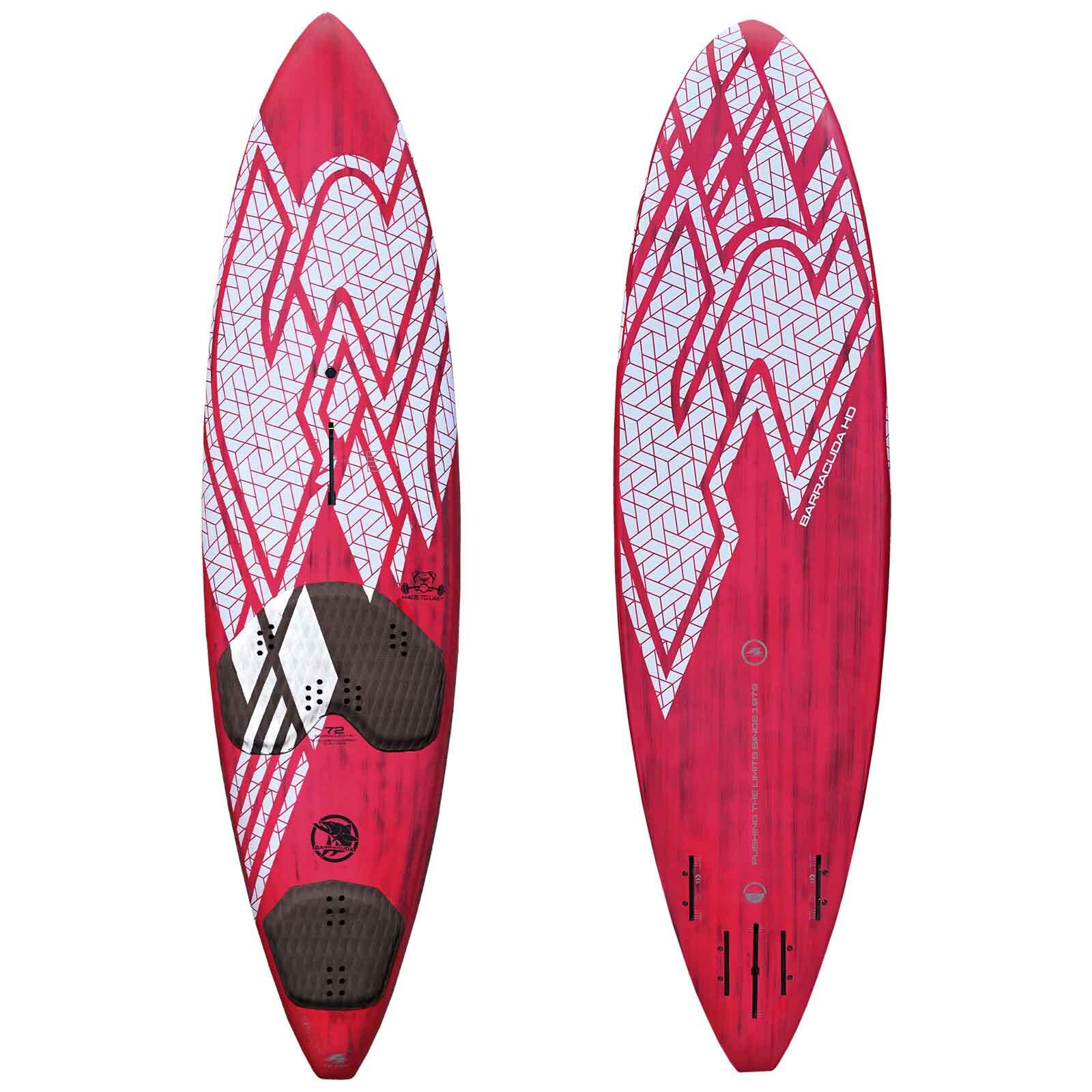 F2  Windsurfboard Barracuda HD 84 l Rot/Weiss 1/3