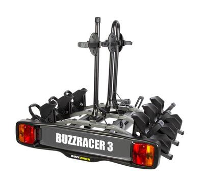 Buzzracer 3 Fahrradträger auf Anhängerkupplung- Plattform 3 Fahrräder