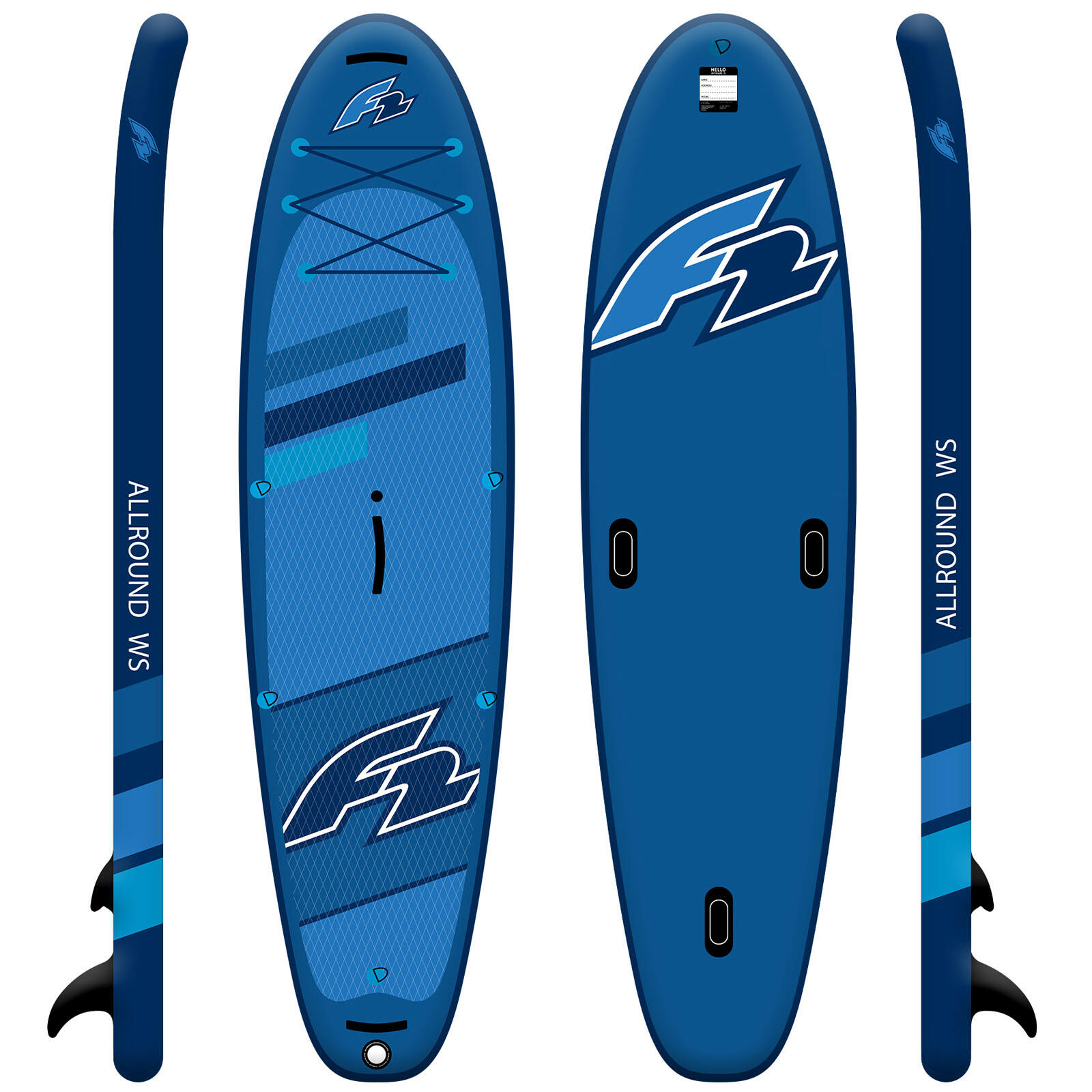 F2  SUP Stand Up Paddle Board Allround Air WS  11'5''  Blau 2/7