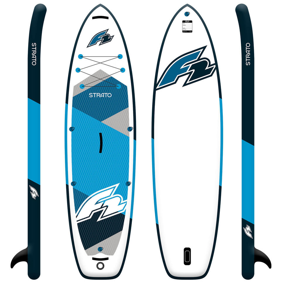 Deska SUP F2 Strato 10'5 Blue Combo pompowana do pływania na stojąco uniwersalna