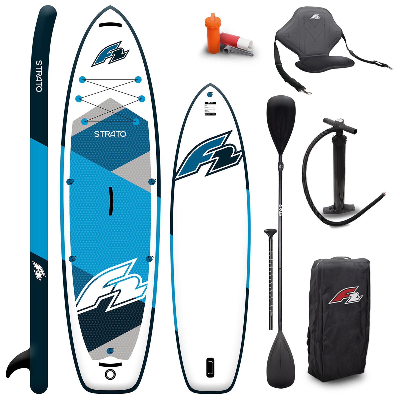 F2 Tabla de Stand Up Paddle Inflable 'Strato Limited Edition Azul' 10.5