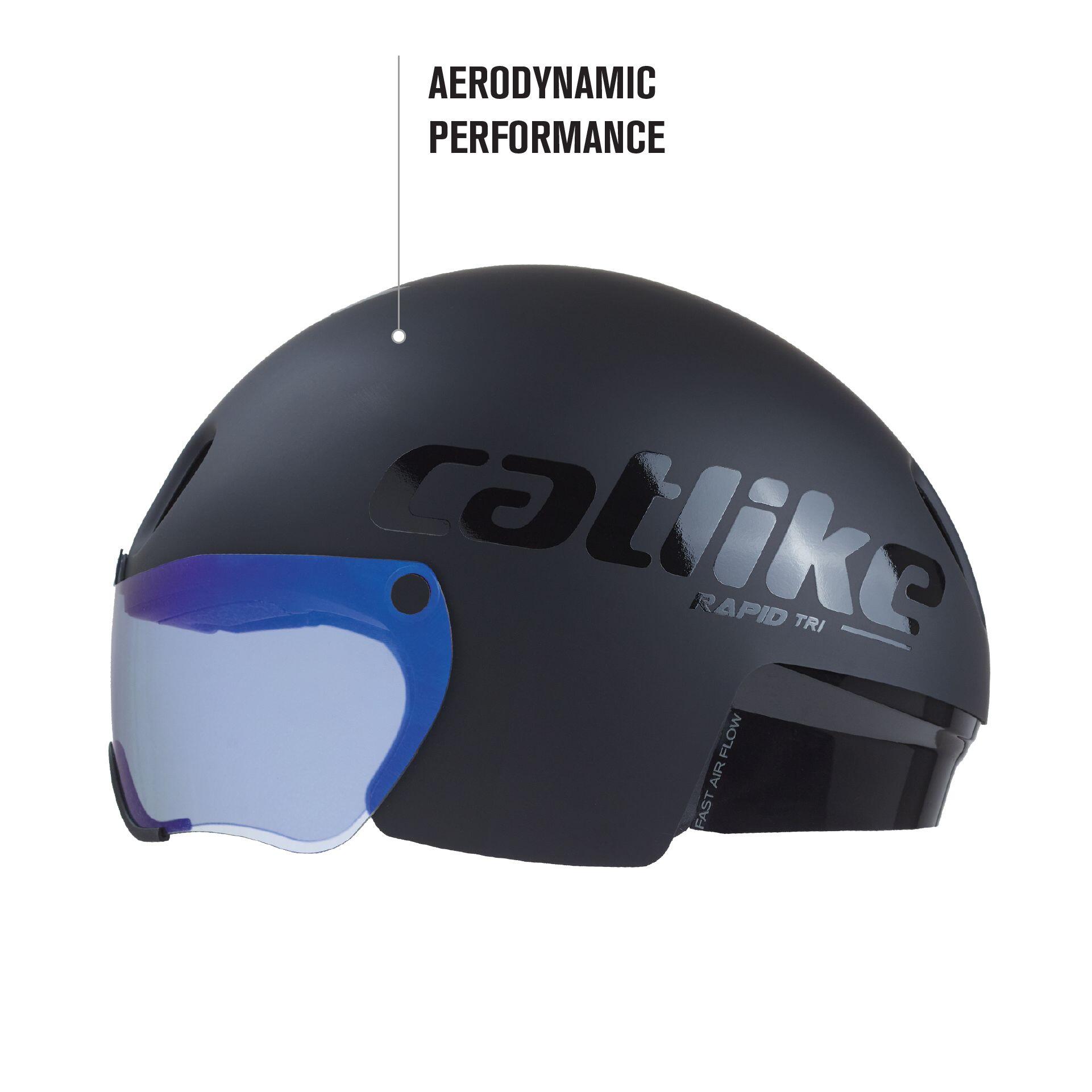 Catlike Rapid Tri - TT AERO Pro Tijdrit Helm - Zwart 3/7