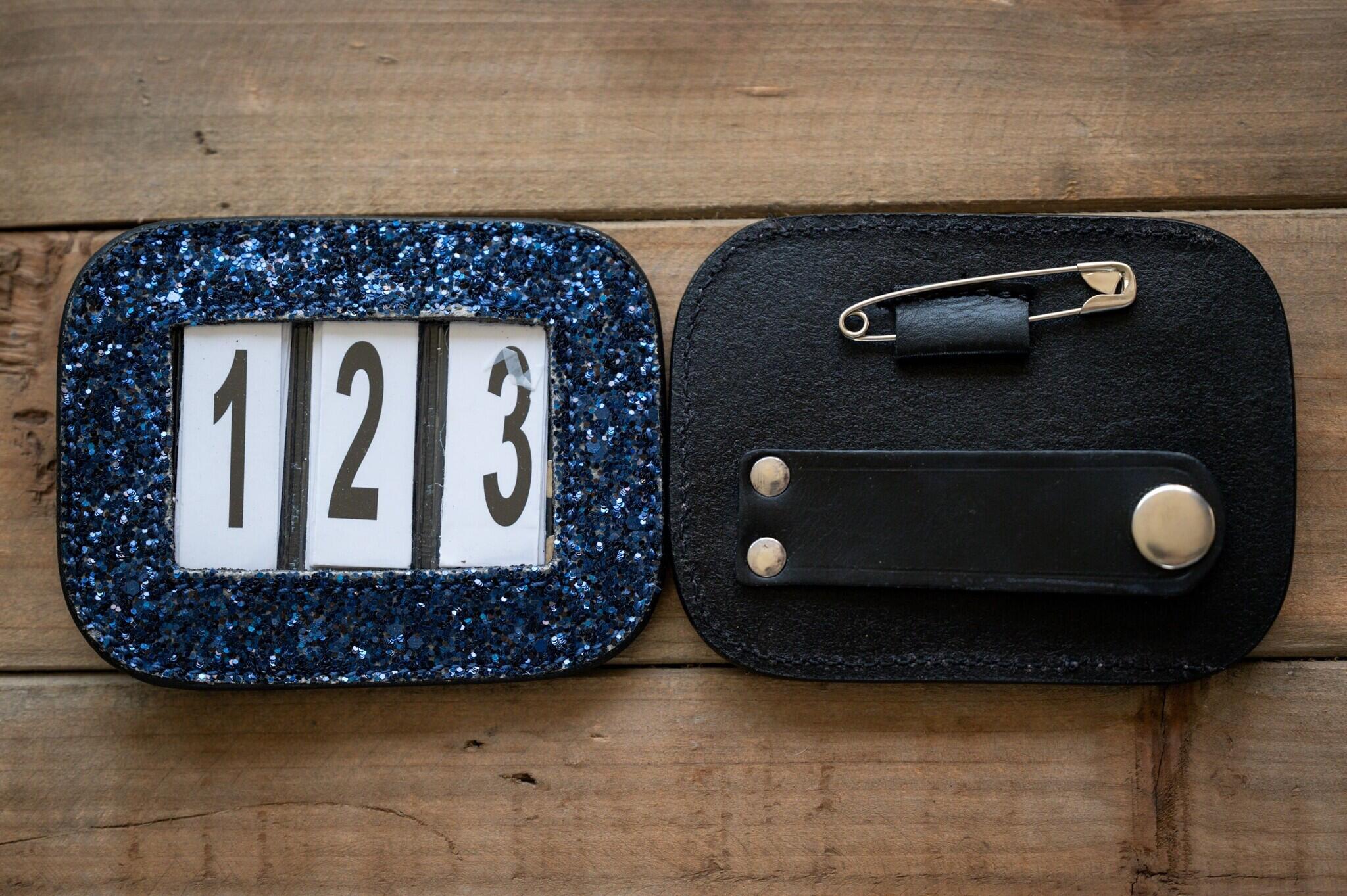 HB Hoofdstelnummers Glitter - Navy 3/3