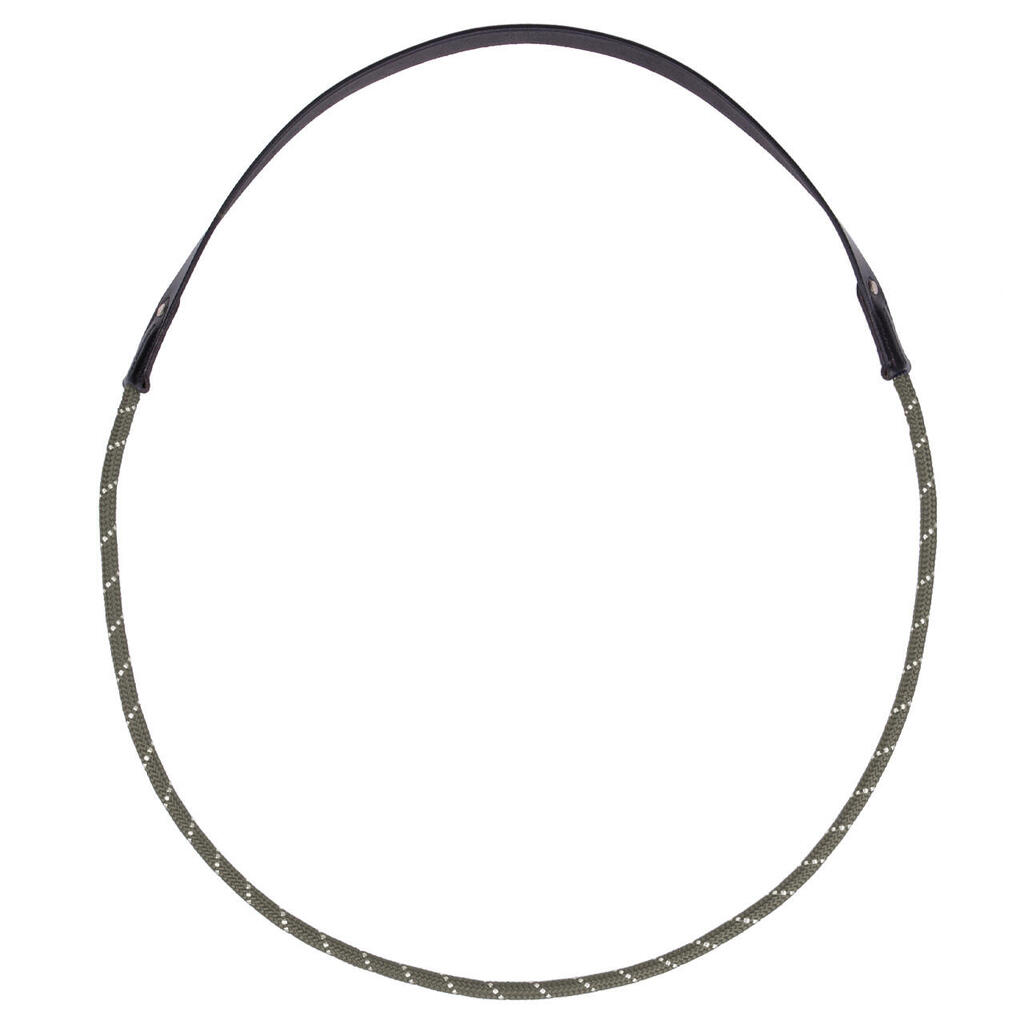 QHP Neckrope Leer - Olive (Pony)