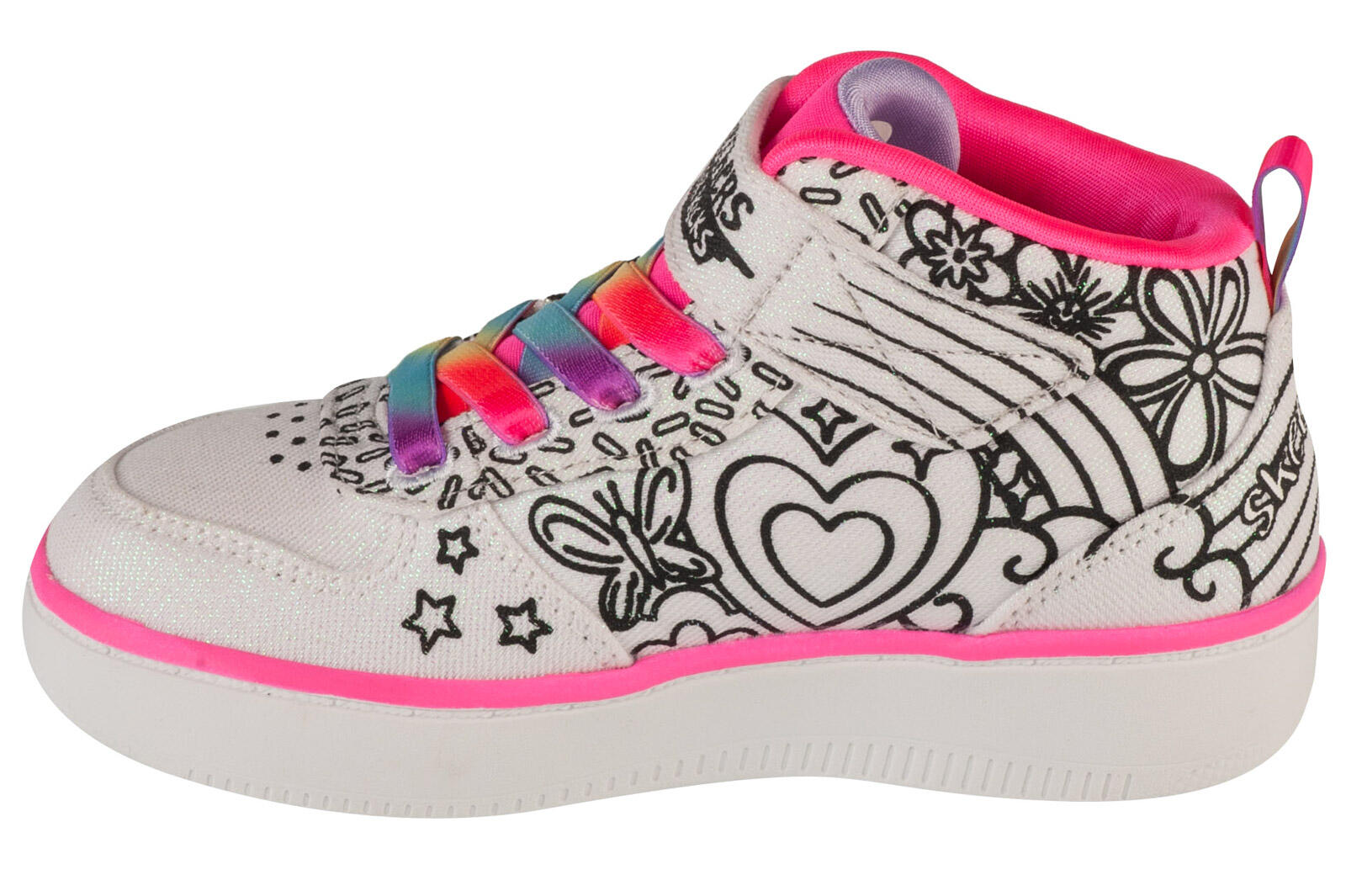 Chaussures Enfants Skechers Court 92 blanc 2/4