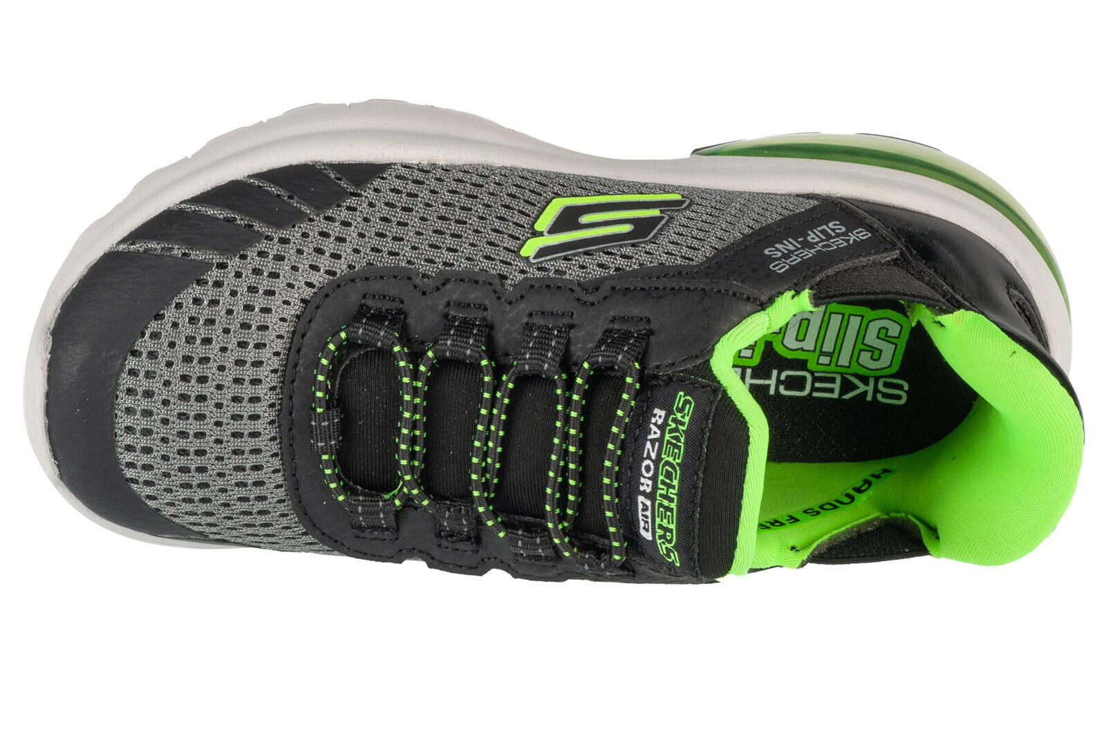 Chaussures Enfants Skechers Slipins Razor Air Hyperbrisk noir 3/4