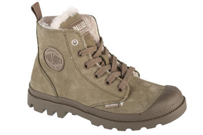 PALLADIUM Damen Pampa Hi Zip WL Winter Ankle Boots Stiefelette warm 95982 Grün