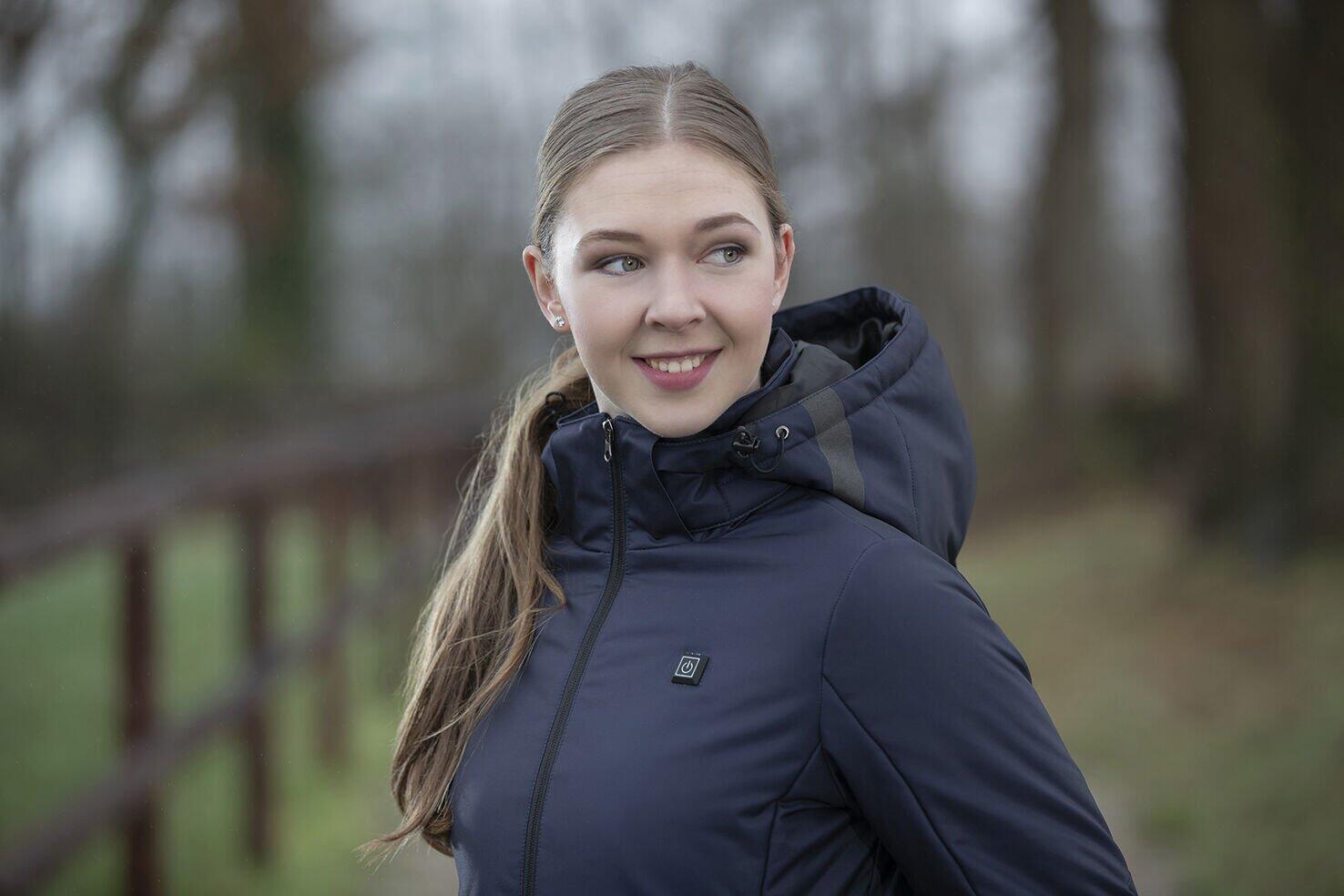 HKM Verwarmde Jas Elegant - Zwart 3/7