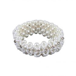 Horka Hair Elastic Perles & Strass - Bleu