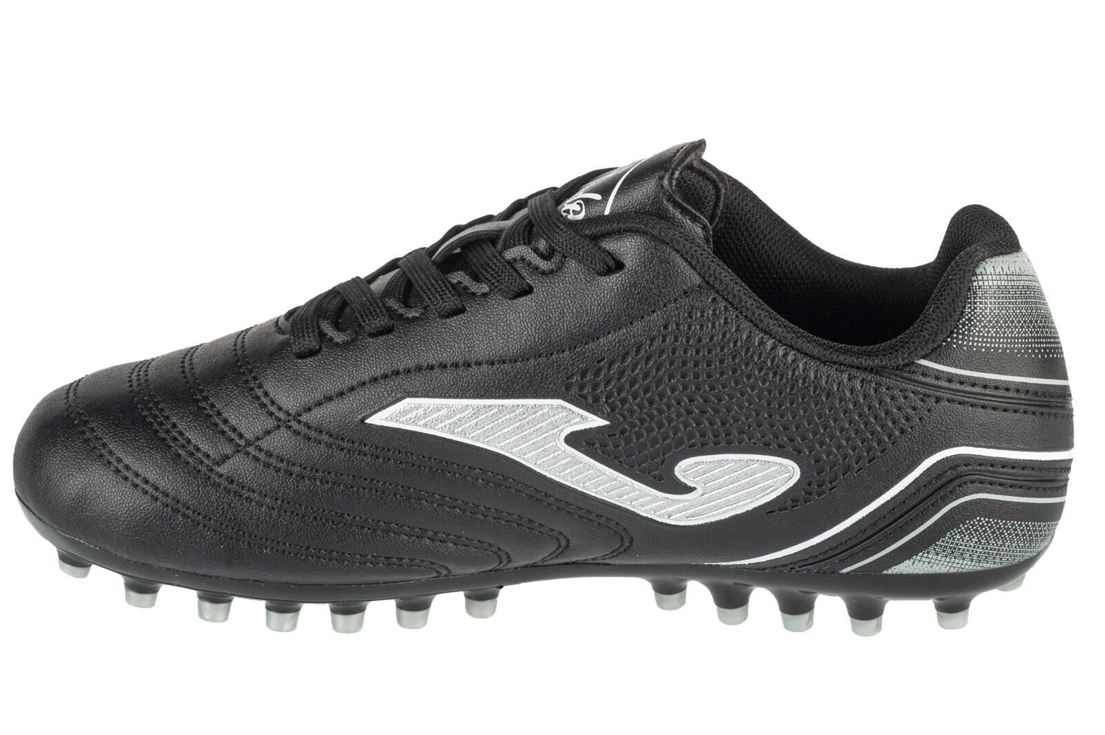 Botas de futbol para niños unisex Joma Toledo 2401 en color negro 2/4