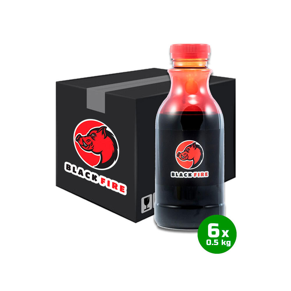 BLACK FIRE Aroma Black Fire Embalagem original de 6 frascos de 500 gr