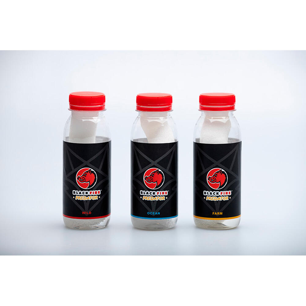 Aroma Black Fire Predator pack de 3 botellas de 80 gr 2/3