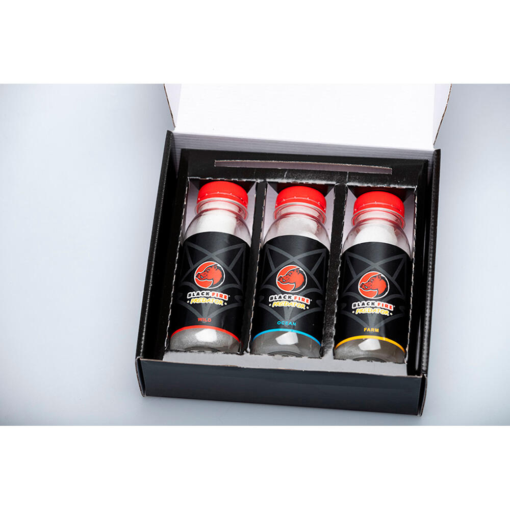 Aroma Black Fire Predator pack de 3 botellas de 80 gr 3/3