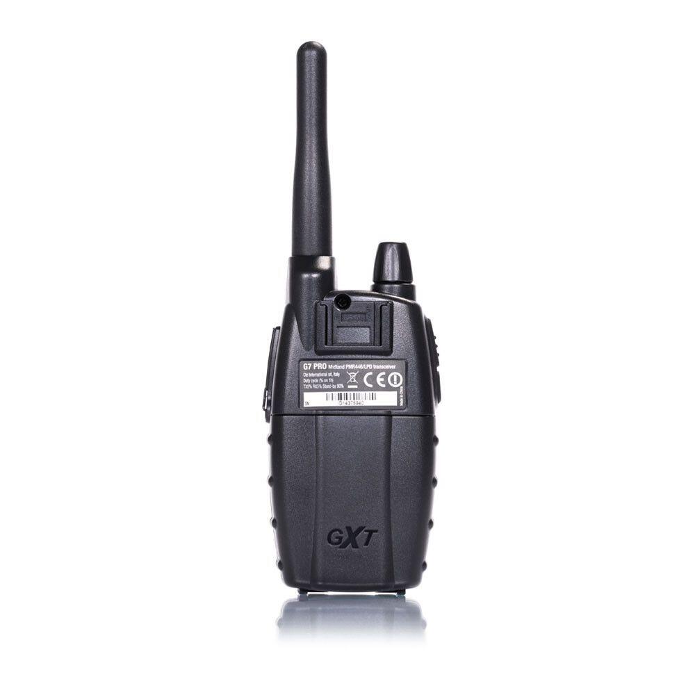 MIDLAND G7 PRO Twin - Talkie-Walkie PMR446 16 canaux, écran LCD, VOX (lot de 2) 5/7
