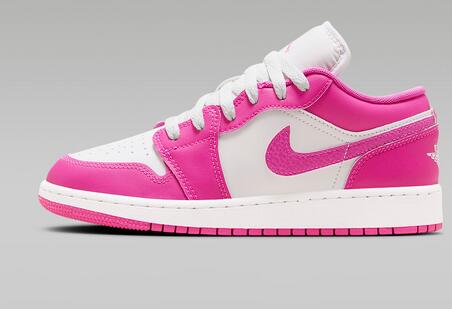 Scarpe ragazza nike air jordan low gs fucsia bianco NIKE Decathlon