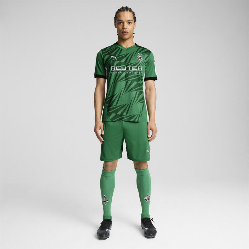 Borussia Mönchengladbach 24/25 rövidnadrág Férfiak PUMA Archive Green Black