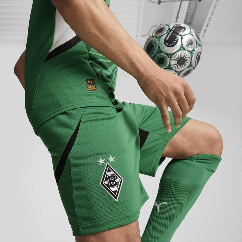 Borussia Mönchengladbach 24/25 rövidnadrág Férfiak PUMA Archive Green Black