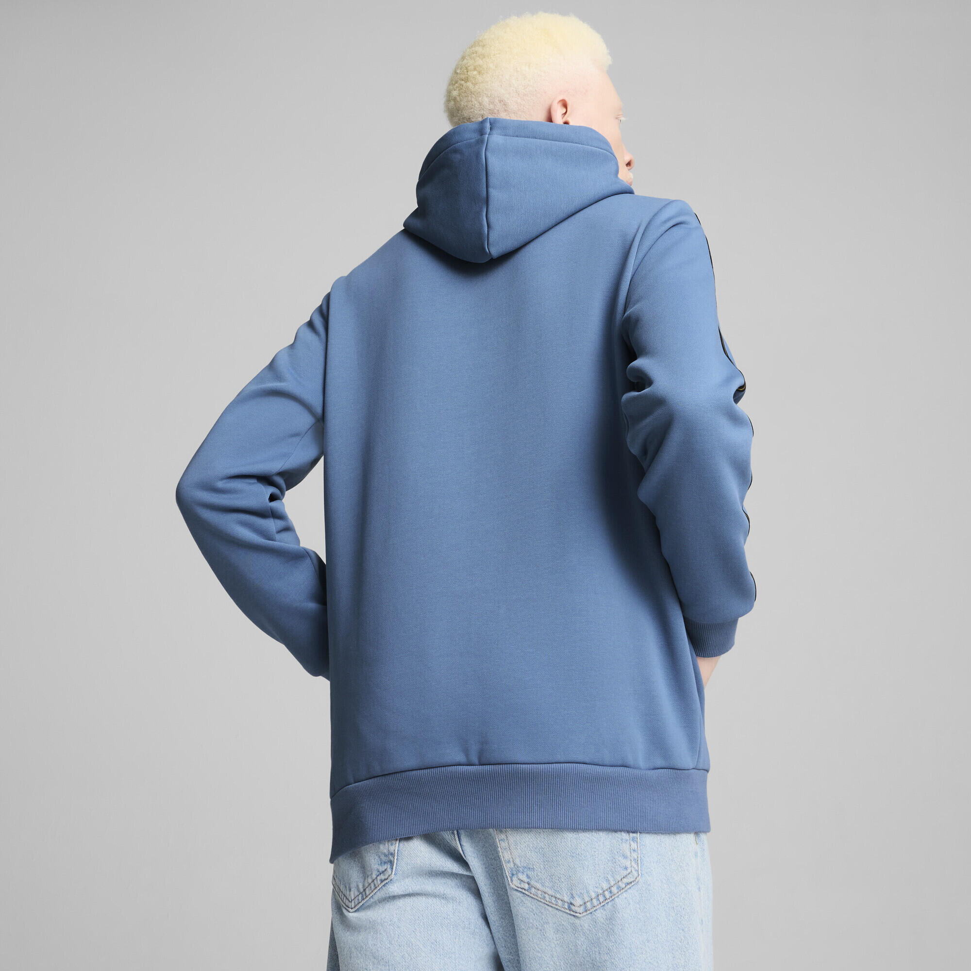ESS TAPE MINIMAL GOLD hoodie voor heren PUMA Blue Horizon 7/7