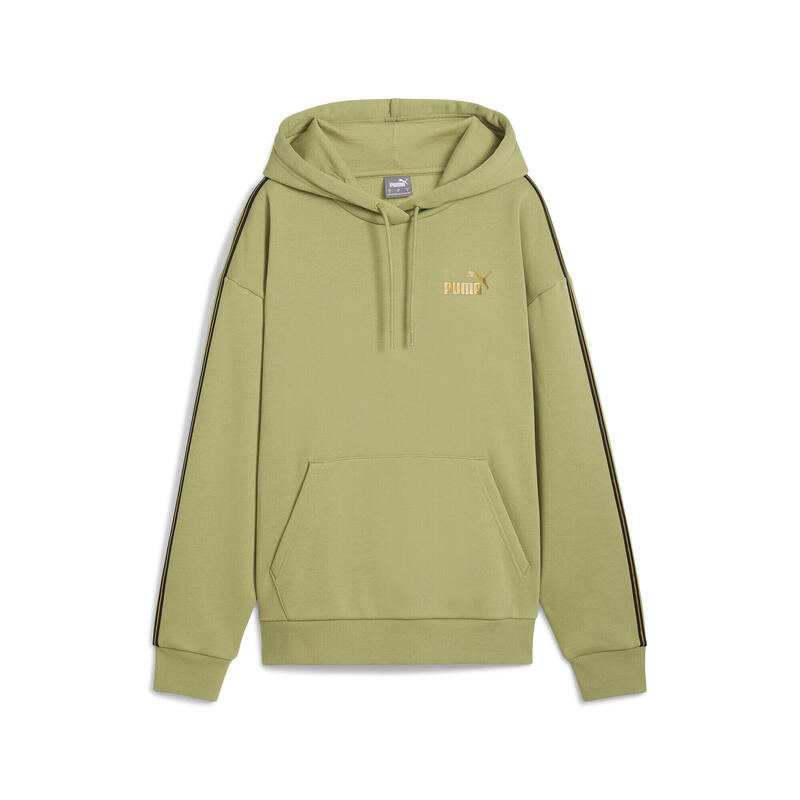 Hoodie ESS TAPE MINIMAL GOLD Femme PUMA Calming Green