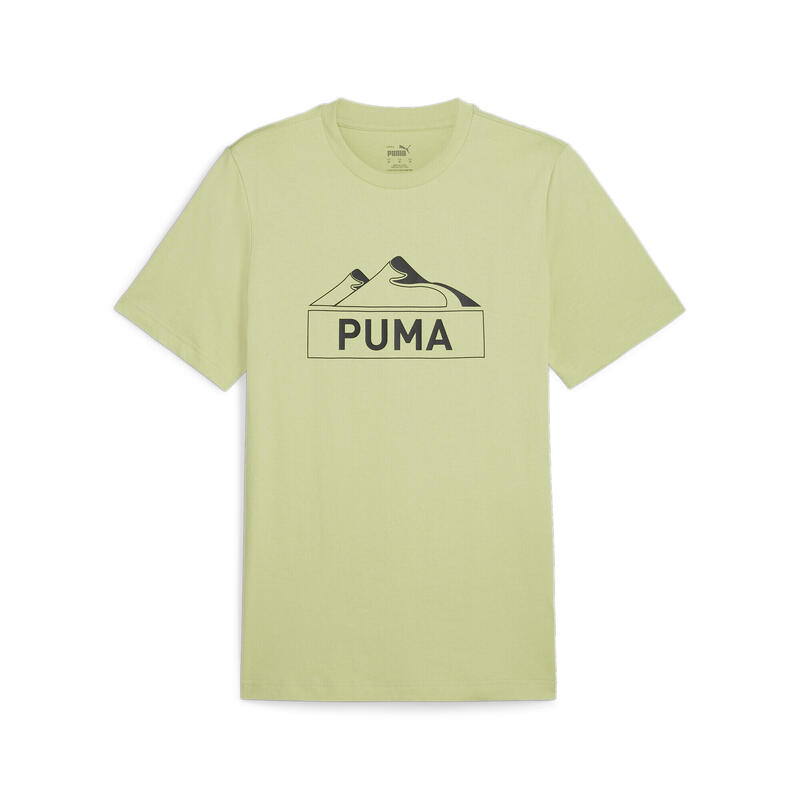 OPEN ROAD T-shirt met print voor heren PUMA Pistachio Green