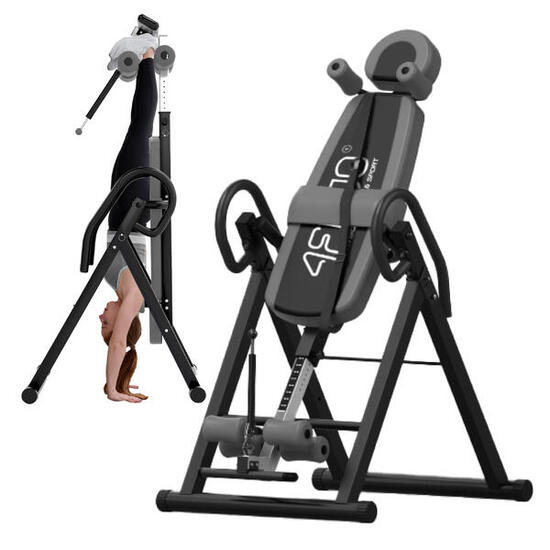 Inversionsbank 4FIZJO Schwerkrafttrainer Rückentrainer Klappbar Fitnesstraining