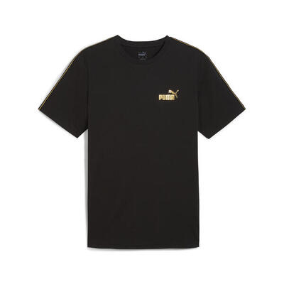 Ess tape minimal gold t-shirt voor heren puma black