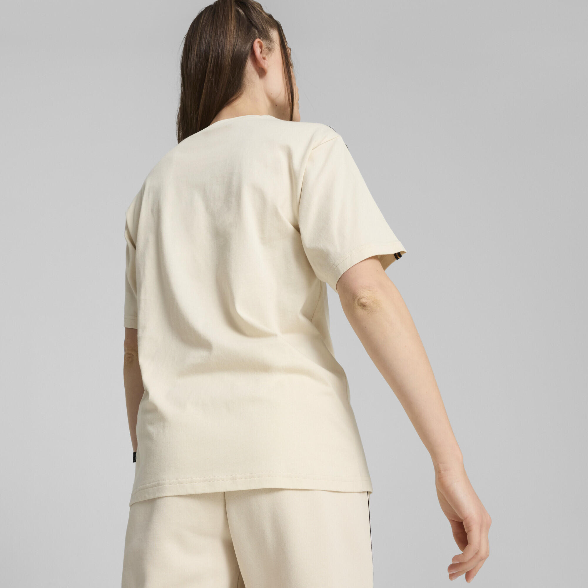 T-shirt ESS TAPE MINIMAL GOLD Femme PUMA Alpine Snow White 4/6