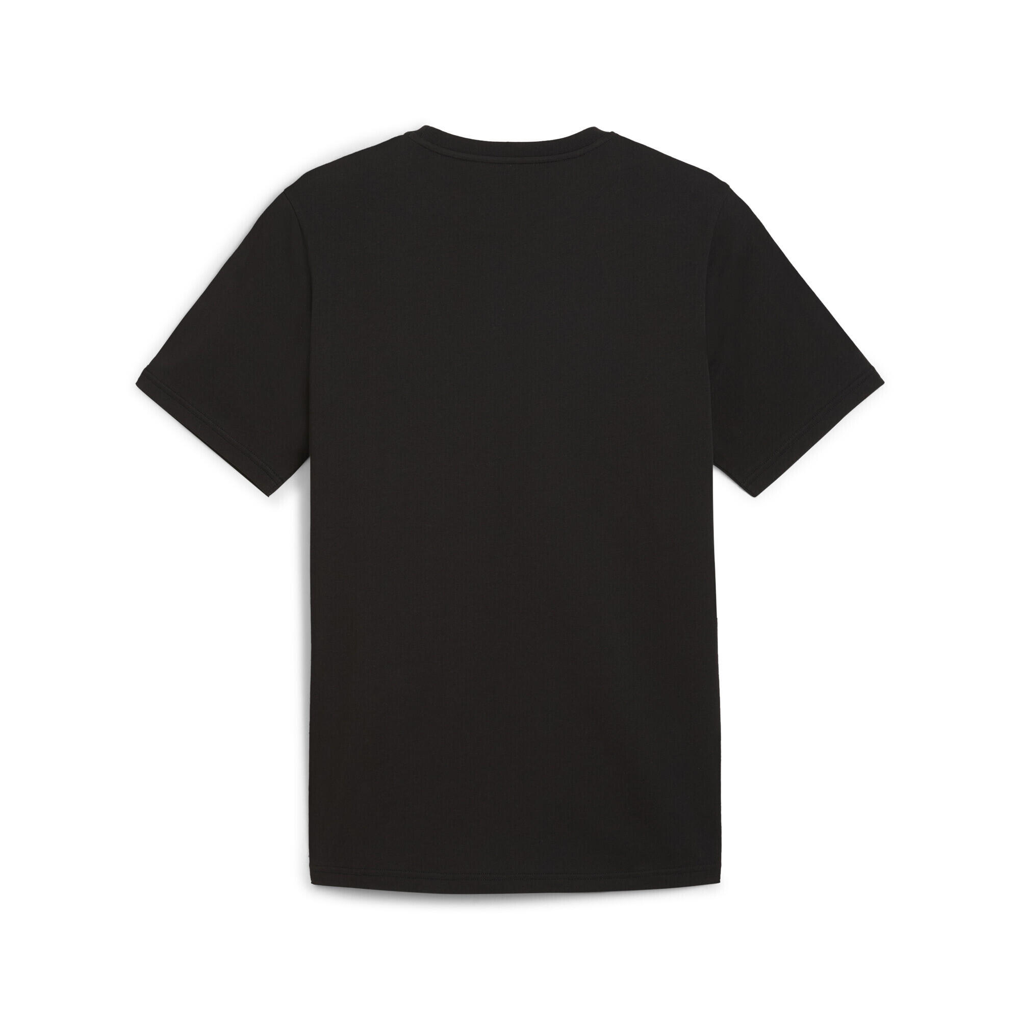 T-shirt ESS TAPE MINIMAL GOLD da uomo PUMA Black 5/5