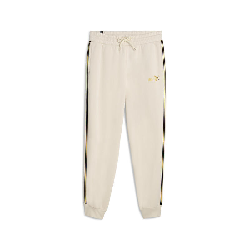 MINIMAL GOLD Jogginghose Damen PUMA Alpine Snow White