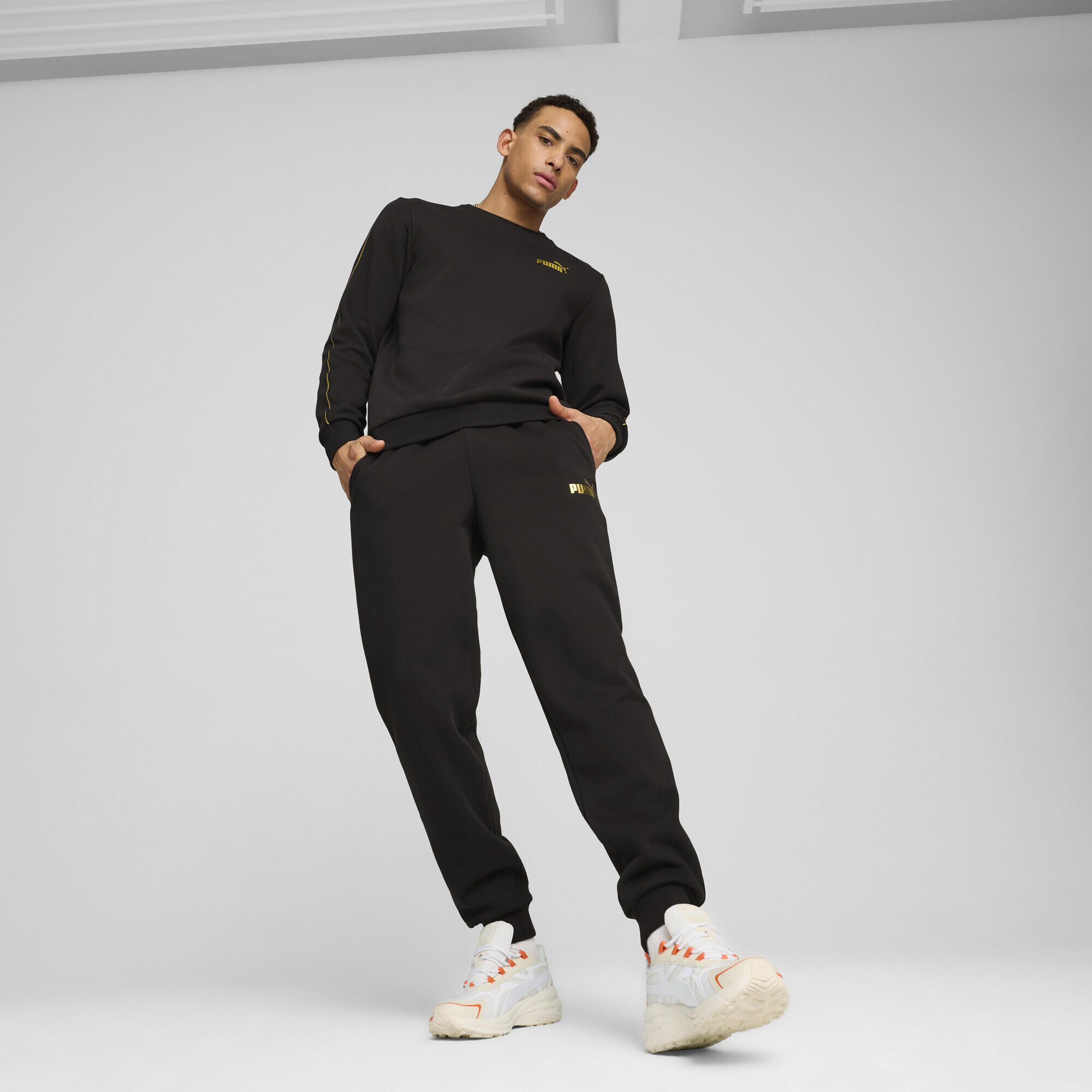 Girocollo ESS TAPE MINIMAL GOLD da uomo PUMA Black 4/6