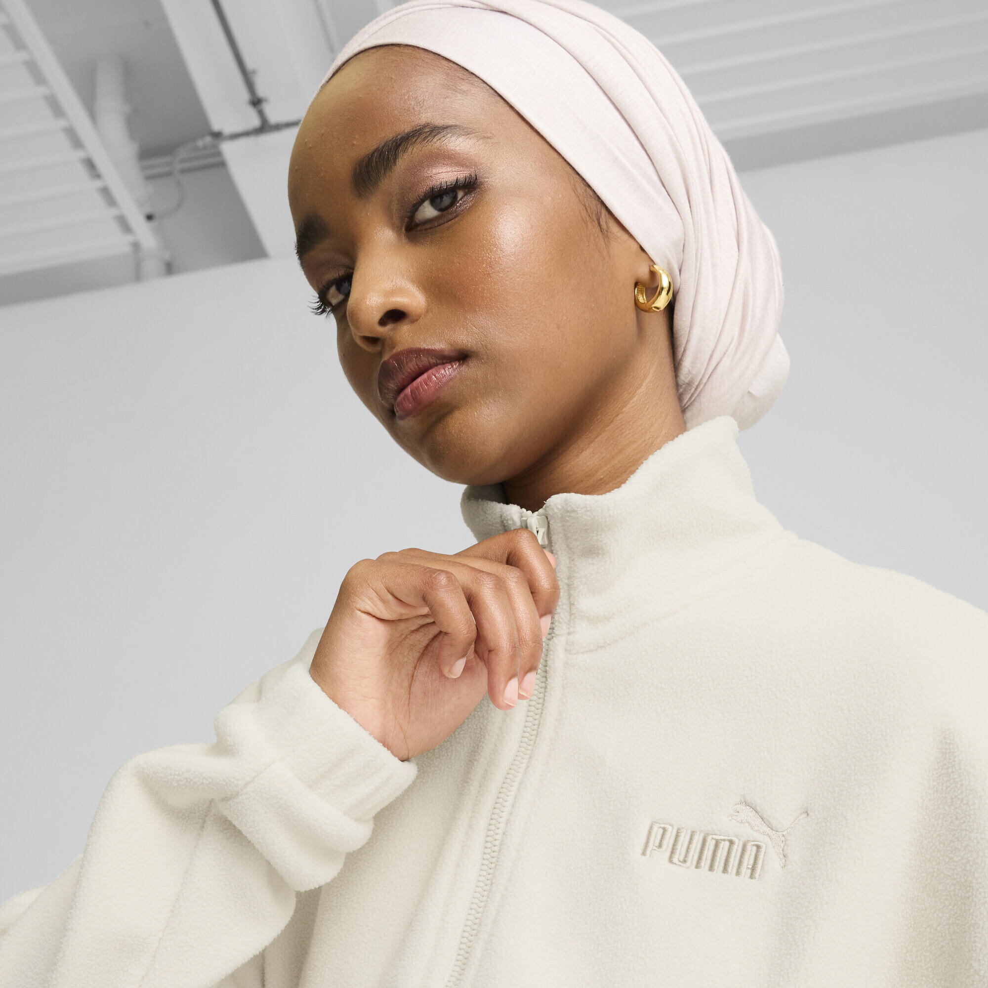ESS ELEVATED Jacke Damen PUMA Alpine Snow White 5/8